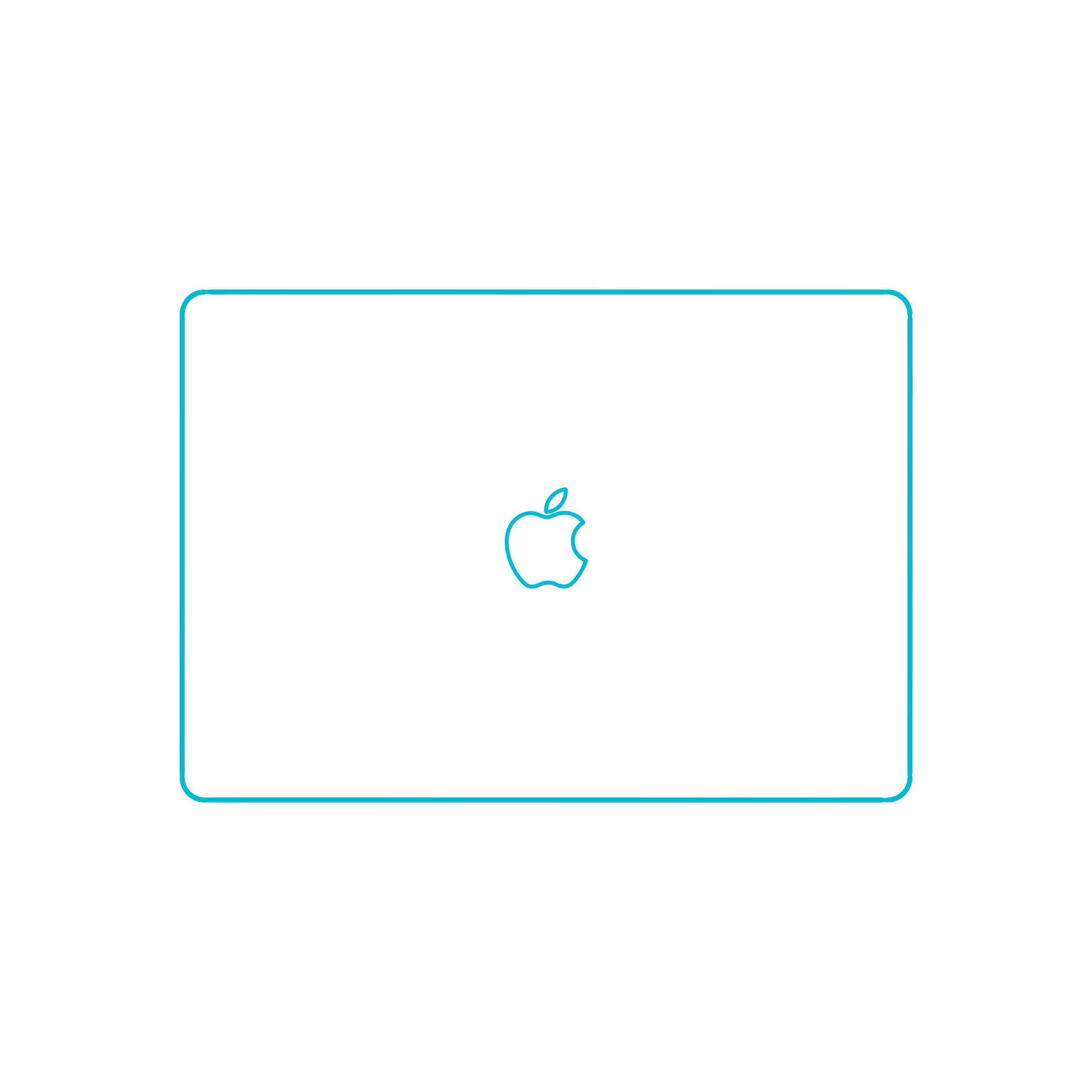 Digital Apple Macbooks Air 15 Inch 5Th Gen Outline Svg Vector Free Vectors